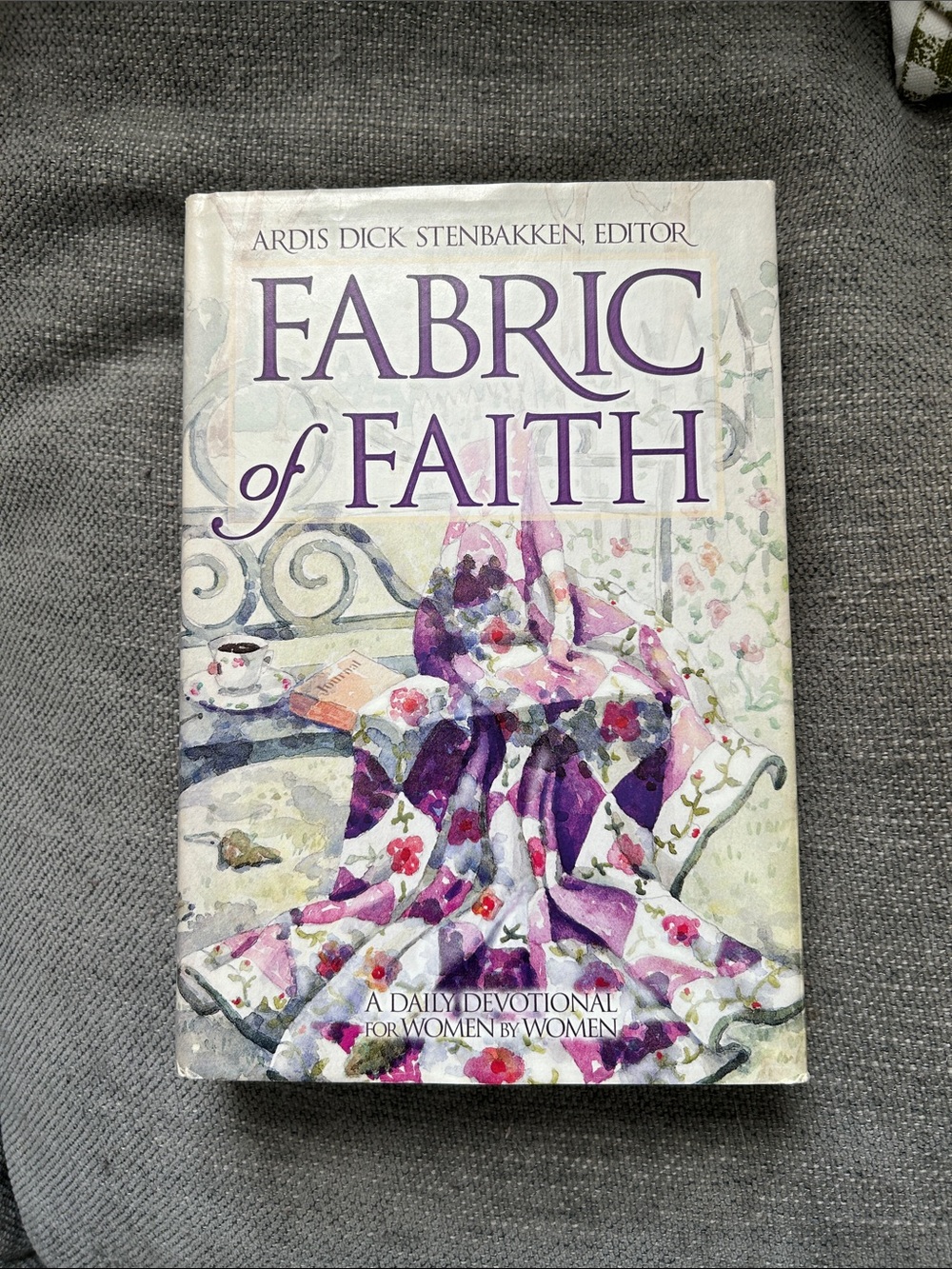 Fabric of Daith - Daily Devotional Hard cover in great condition